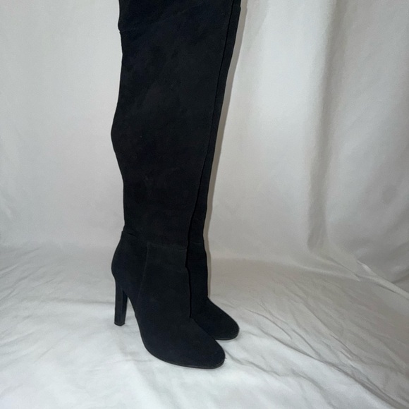 Joie Black Suede Over-the-Knee Boots - Picture 5 of 8